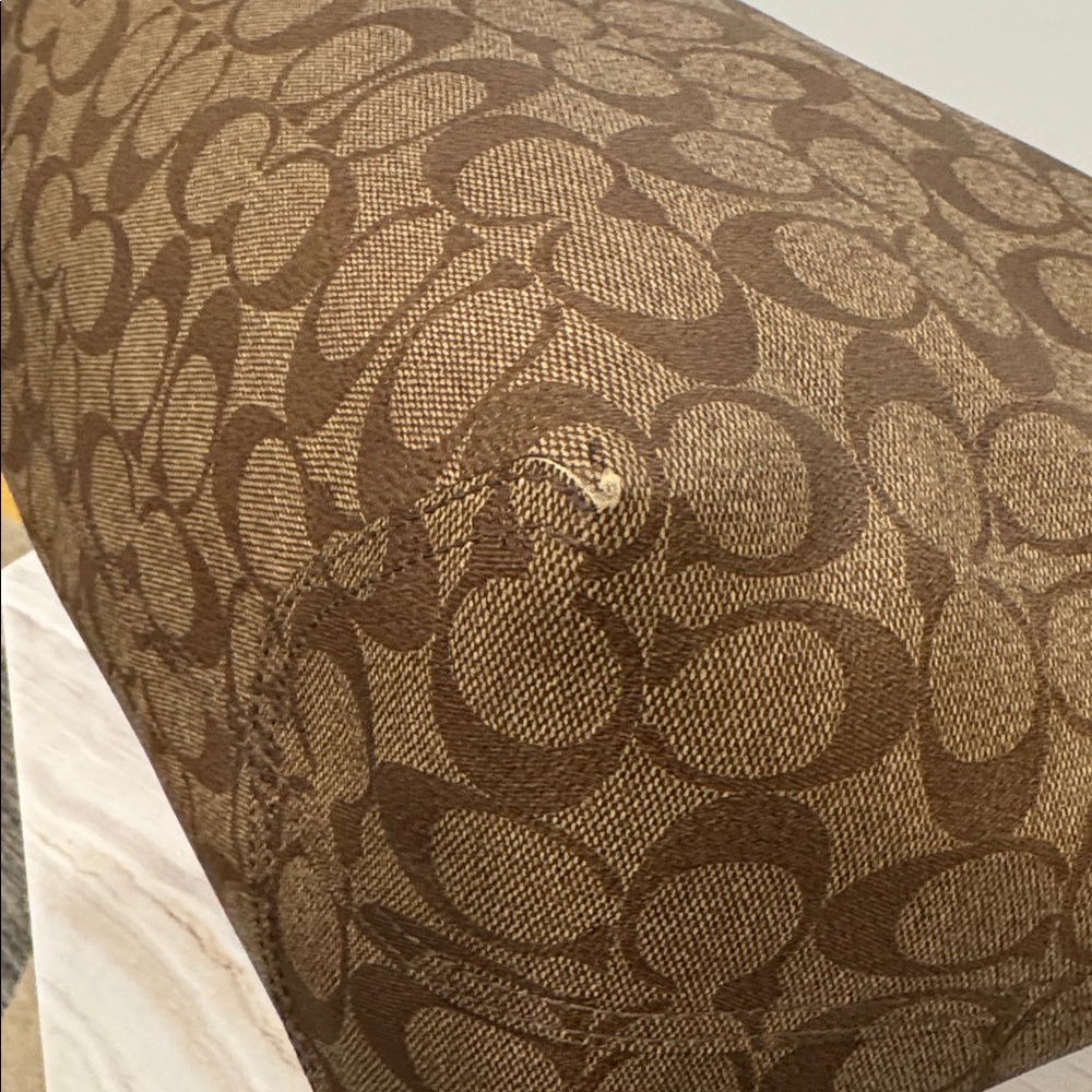 Coach Tote Signature Brown City Tote Large Bag - Picture 12 of 17